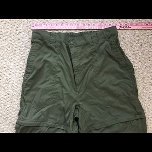 LL Bean zip off hiking pants